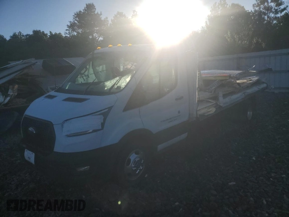 2023 Ford Transit with VIN 1FDBF6PG6PKB82634, listed as a Copart auction lot 55140175 with Not provided miles and Salvage title. Bid and sale history available at DreamBid. Image 1.