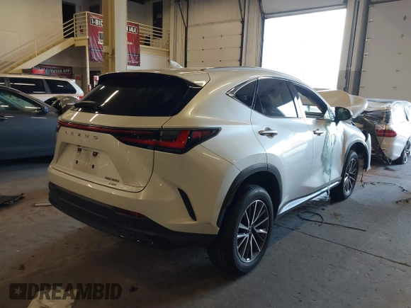 2022 Lexus NX with VIN JTJAGCEZ8N5001736, listed as a IAAI auction lot 41751035 with 40,818 mi miles. Bid and sale history available at carsss.com. Image 4.