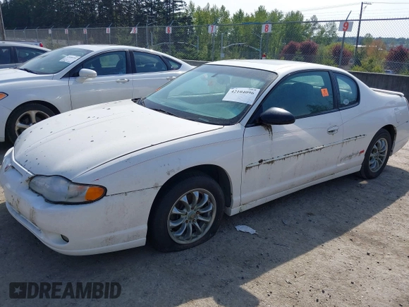 2002 Chevrolet Monte Carlo SS с VIN 2G1WX15K629214577, выставлен на аукционе IAAI как лот 42104096 с пробегом 159 786 миль миль и . История ставок и продаж доступна на DreamBid. Изображение 6.