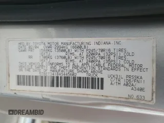 2004 Toyota Tundra SR5 with VIN 5TBET34184S445602, listed as a Copart auction lot 45461545 with 373,136 mi miles and Salvage Title. Bid and sale history available at DreamBid. Image 14.