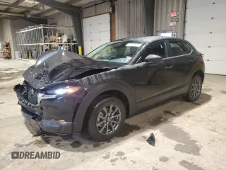 2021 Mazda CX-30 S with VIN 3MVDMBAL9MM217168, listed as a Copart auction lot 52681535 with 32,266 mi miles and Salvage title. Bid and sale history available at DreamBid. Image 1.