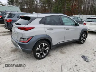 2022 Hyundai Kona Limited with VIN KM8K53A31NU795320, listed as a Copart auction lot 85536354 with 67,773 mi miles and Salvage Title. Bid and sale history available at carsss.com. Image 3.