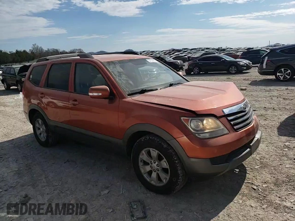 2009 Kia Borrego EX with VIN KNDJH741995016934, listed as a Copart auction lot 50734285 with 190,800 mi miles and Salvage Title. Bid and sale history available at DreamBid. Image 12.