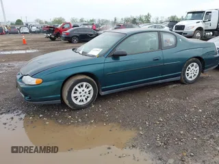 2001 Chevrolet Monte Carlo LS z VIN 2G1WW12E919231874, wystawiony jako IAAI lot #42133043 z przebiegiem 131 992 mil mil oraz . Historia ofert i sprzedaży dostępna na DreamBid. Obrazek 2.