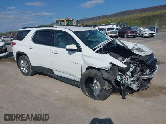 2019 Chevrolet Traverse LT Leather with VIN 1GNEVHKW8KJ197737, listed as a IAAI auction lot 42094562 with 66,831 mi miles. Bid and sale history available at carsss.com. Image 1.