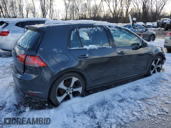 2015 Volkswagen GTI S с VIN 3VW4T7AU6FM002437, выставлен на аукционе Copart как лот 45278555 с пробегом 97 933 миль миль и Списание • Salvage title. История ставок и продаж доступна на DreamBid. Изображение 3.