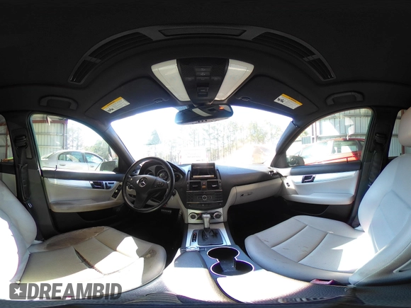 2011 Mercedes-Benz C 300 Sport with VIN WDDGF8BBXBR150132, listed as a IAAI auction lot 41889061 with 125,232 mi miles and . Bid and sale history available at DreamBid. Image 18.