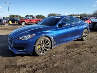 2017 Infiniti Q60 Sport with VIN JN1EV7EL6HM551690, listed as a Copart auction lot 47731955 with 101,728 mi miles and Salvage Title. Bid and sale history available at DreamBid. Image 1.