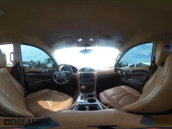 2014 Buick Enclave Leather with VIN 5GAKRBKD3EJ145904, listed as a IAAI auction lot 42019795 with 156,726 mi miles and . Bid and sale history available at DreamBid. Image 18.