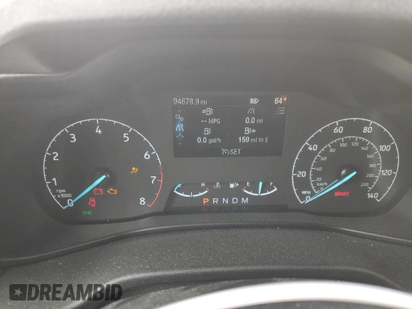 2023 Ford Transit Connect XLT with VIN NM0LS7T23P1550694, listed as a Copart auction lot 61989255 with 94,678 mi miles and Clean title. Bid and sale history available at DreamBid. Image 9.