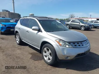 2005 Nissan Murano SL with VIN JN8AZ08W65W443815, listed as a IAAI auction lot 42143822 with 113,824 mi miles and . Bid and sale history available at carsss.com. Image 1.