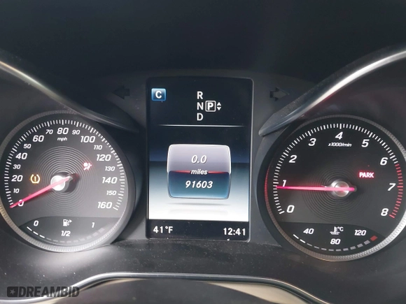 2015 Mercedes-Benz C-Class C 300 with VIN 55SWF4JB3FU094478, listed as a IAAI auction lot 41629676 with 91,603 mi miles. Bid and sale history available at carsss.com. Image 7.