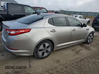2013 Kia Optima Hybrid EX with VIN KNAGM4AD6D5041007, listed as a Copart auction lot 82535894 with 137,306 mi miles and Salvage Title. Bid and sale history available at carsss.com. Image 3.
