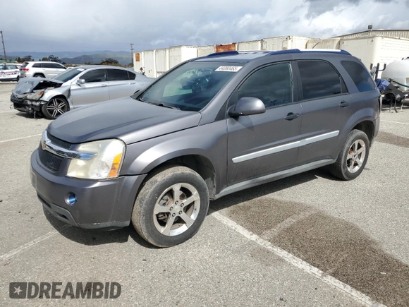 2008 Chevrolet Equinox LT with VIN 2CNDL53F486066443, listed as a Copart auction lot 44080465 with 220,129 mi miles and Salvage Title. Bid and sale history available at carsss.com. Image 1.