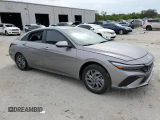 2024 Hyundai Elantra SEL with VIN KMHLM4DG6RU751864, listed as a Copart auction lot 52266245 with 4,309 mi miles and Non Repairable. Bid and sale history available at carsss.com. Image 4.
