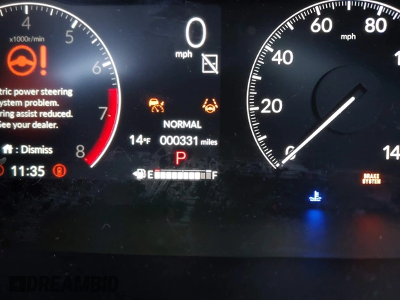 2025 Honda CR-V EX with VIN 2HKRS4H41SH443862, listed as a IAAI auction lot 41230600 with 331 mi miles and . Bid and sale history available at DreamBid. Image 15.