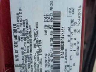 2015 Ford Fusion SE with VIN 1FA6P0HD8F5128565, listed as a Copart auction lot 65041595 with 131,490 mi miles and Clean title. Bid and sale history available at DreamBid. Image 13.