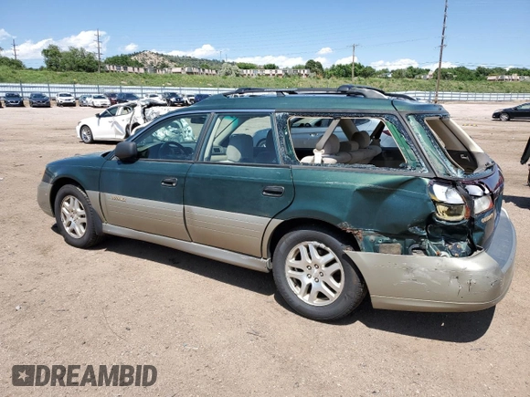 2002 Subaru Legacy Outback with VIN 4S3BH665326645636, listed as a Copart auction lot 61762555 with 142,350 mi miles and Salvage title. Bid and sale history available at DreamBid. Image 2.