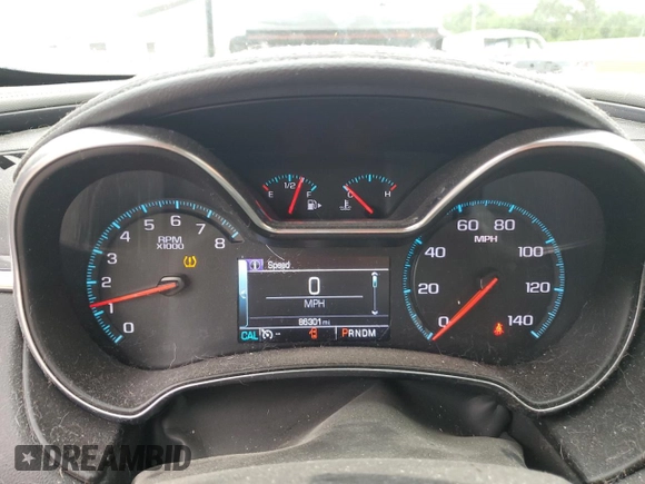 2017 Chevrolet Impala Premier with VIN 1G1145S39HU200966, listed as a Copart auction lot 57333045 with 86,301 mi miles and Salvage title. Bid and sale history available at DreamBid. Image 9.