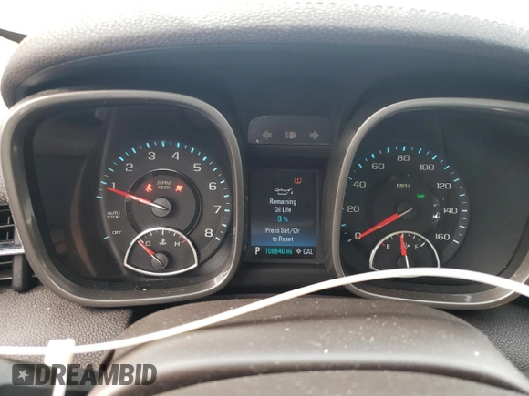 2016 Chevrolet Malibu Limited LT with VIN 1G11C5SA6GF142366, listed as a Copart auction lot 70986404 with 108,840 mi miles and Salvage Title. Bid and sale history available at carsss.com. Image 9.