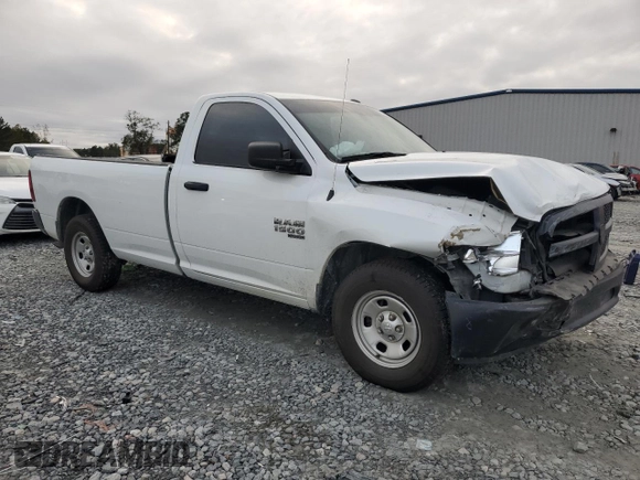 2021 Ram 1500 Tradesman with VIN 3C6JR6DG4MG684855, listed as a Copart auction lot 79755054 with 140,507 mi miles and Salvage title. Bid and sale history available at DreamBid. Image 4.