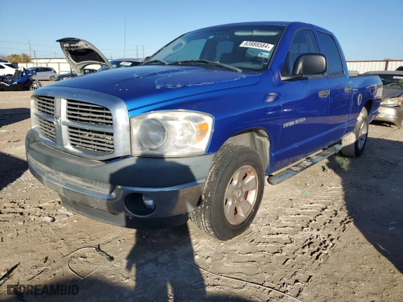 2007 Dodge Ram 1500 ST with VIN 1D7HA18K97J614308, listed as a Copart auction lot 83988584 with 250,907 mi miles and Clean Title. Bid and sale history available at carsss.com. Image 1.