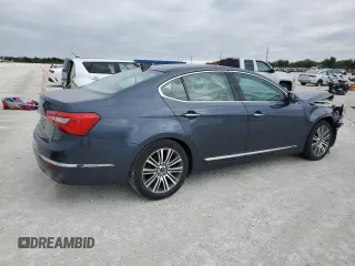 2014 Kia Cadenza Premium with VIN KNALN4D78E5123839, listed as a Copart auction lot 41669625 with 74,573 mi miles and Salvage Title. Bid and sale history available at carsss.com. Image 3.