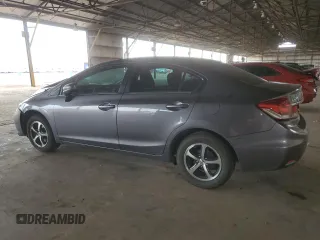 2015 Honda Civic Sedan SE with VIN 19XFB2F74FE100302, listed as a Copart auction lot 51103125 with 137,063 mi miles and Salvage Title. Bid and sale history available at carsss.com. Image 2.