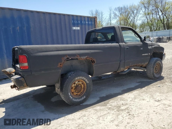 1996 Dodge 2500 with VIN 1B7KF26Z0TJ139729, listed as a Copart auction lot 55794315 with 137,753 mi miles and Non Repairable. Bid and sale history available at DreamBid. Image 3.