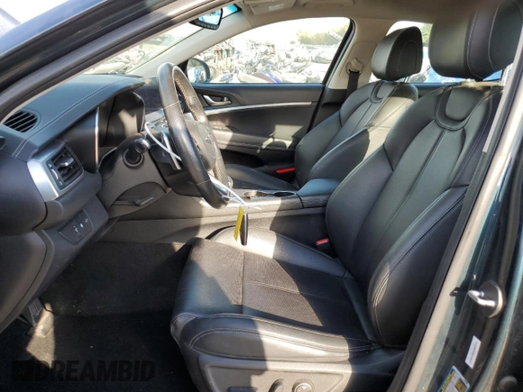 2022 Genesis G70 2.0T with VIN KMTG34TA2NU094241, listed as a Copart auction lot 73439144 with 52,352 mi miles and Salvage Title. Bid and sale history available at DreamBid. Image 7.