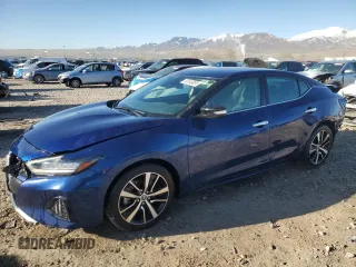 2022 Nissan Maxima SV z VIN 1N4AA6CV3NC503013, wystawiony jako Copart lot #50349055 z przebiegiem 44 399 mil mil oraz Szkoda całkowita • Salvage title. Historia ofert i sprzedaży dostępna na DreamBid. Obrazek 1.