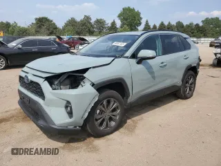 2022 Toyota RAV4 Hybrid XLE Premium with VIN 4T3B6RFV8NU101319, listed as a Copart auction lot 60987535 with 100,070 mi miles and Salvage title. Bid and sale history available at DreamBid. Image 1.