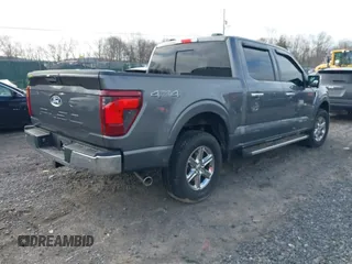2024 Ford F-150 XLT with VIN 1FTEW3LPXRFA58948, listed as a IAAI auction lot 41537215 with 14,887 mi miles. Bid and sale history available at carsss.com. Image 4.