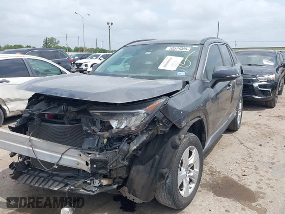 2019 Toyota RAV4 XLE with VIN 2T3W1RFV4KW009927, listed as a IAAI auction lot 41904194 with 46,863 mi miles and . Bid and sale history available at DreamBid. Image 2.