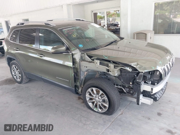 2021 Jeep Cherokee Altitude with VIN 1C4PJLLB5MD203569, listed as a IAAI auction lot 42559737 with 53,961 mi miles and . Bid and sale history available at DreamBid. Image 1.
