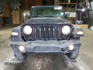 2021 Jeep Wrangler Willys with VIN 1C4HJXAGXMW627781, listed as a Copart auction lot 73306724 with 28,633 mi miles and Salvage title. Bid and sale history available at DreamBid. Image 5.