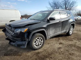 2019 Jeep Compass Sport с VIN 3C4NJDAB6KT801077, выставлен на аукционе Copart как лот 42957815 с пробегом 65 956 миль миль и Списание • Salvage title. История ставок и продаж доступна на DreamBid. Изображение 1.