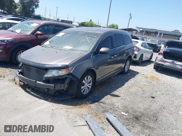 2014 Honda Odyssey EX-L с VIN 5FNRL5H62EB084528, выставлен на аукционе IAAI как лот 42443637 с пробегом 170 765 миль миль и . История ставок и продаж доступна на DreamBid. Изображение 2.