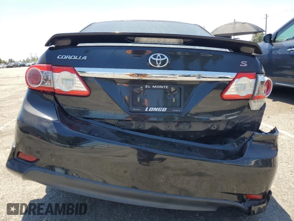 2013 Toyota Corolla L with VIN 5YFBU4EE6DP091103, listed as a Copart auction lot 56421815 with 250,433 mi miles and Salvage title. Bid and sale history available at DreamBid. Image 6.