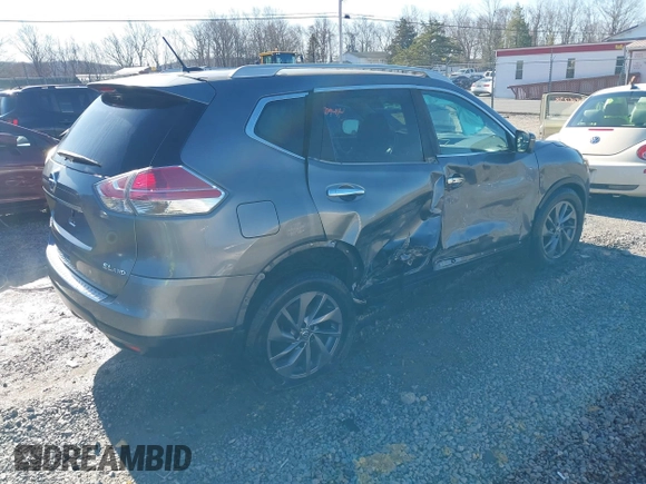 2016 Nissan Rogue SL with VIN 5N1AT2MV1GC875783, listed as a IAAI auction lot 41492279 with 95,737 mi miles and . Bid and sale history available at DreamBid. Image 4.