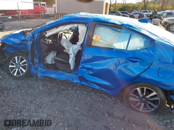 2021 Nissan Versa SV with VIN 3N1CN8EV7ML833968, listed as a IAAI auction lot 41741204 with 80,734 mi miles and . Bid and sale history available at DreamBid. Image 6.
