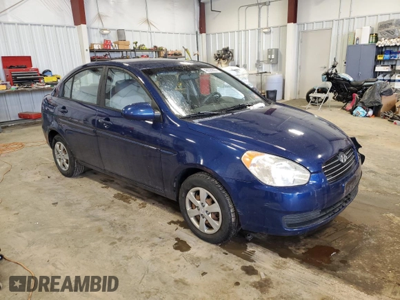 2008 Hyundai Accent GLS with VIN KMHCN46C78U279499, listed as a Copart auction lot 48026805 with 152,986 mi miles and Salvage Title. Bid and sale history available at carsss.com. Image 4.