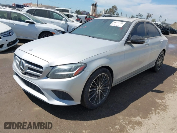 2021 Mercedes-Benz C 300 with VIN W1KWF8DB8MR632402, listed as a IAAI auction lot 41354706 with 38,931 mi miles and . Bid and sale history available at carsss.com. Image 2.