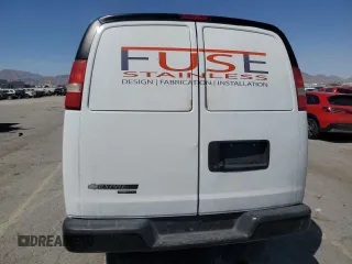 2016 Chevrolet Express Cargo with VIN 1GCWGAFF5G1190275, listed as a Copart auction lot 54185295 with 103,253 mi miles and Salvage title. Bid and sale history available at DreamBid. Image 6.