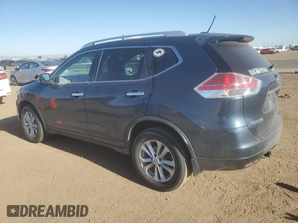 2015 Nissan Rogue SV with VIN KNMAT2MV7FP576231, listed as a Copart auction lot 53029605 with 170,603 mi miles and Salvage Title. Bid and sale history available at carsss.com. Image 2.
