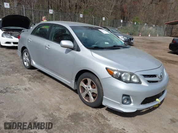 2011 Toyota Corolla L with VIN 2T1BU4EE3BC553274, listed as a IAAI auction lot 41917792 with 171,944 mi miles. Bid and sale history available at carsss.com. Image 1.