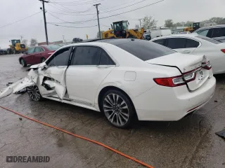 2017 Lincoln Continental Reserve with VIN 1LN6L9NP8H5631178, listed as a Copart auction lot 50638663 with 45,915 mi miles. Bid and sale history available at carsss.com. Image 2.