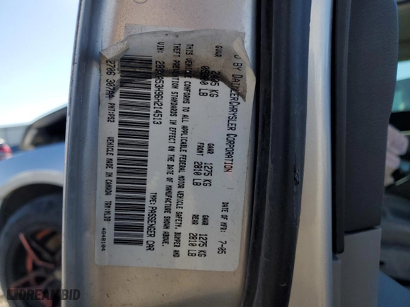 2006 Dodge Charger R/T with VIN 2B3KA53H96H214513, listed as a Copart auction lot 78744514 with 0 mi miles and Salvage Title. Bid and sale history available at carsss.com. Image 13.