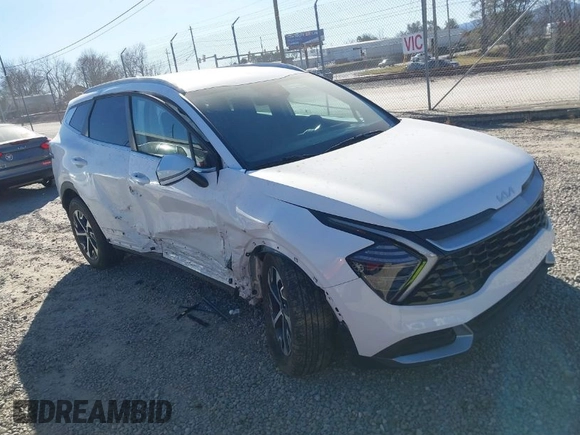 2024 Kia Sportage EX with VIN 5XYK3CDF9RG229980, listed as a IAAI auction lot 41669463 with 6,887 mi miles and . Bid and sale history available at DreamBid. Image 1.