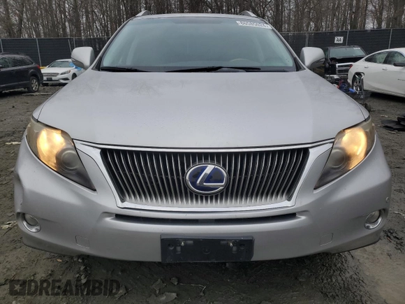 2011 Lexus RX 450h with VIN JTJBC1BA3B2417922, listed as a Copart auction lot 86585024 with 198,151 mi miles and Salvage title. Bid and sale history available at DreamBid. Image 5.